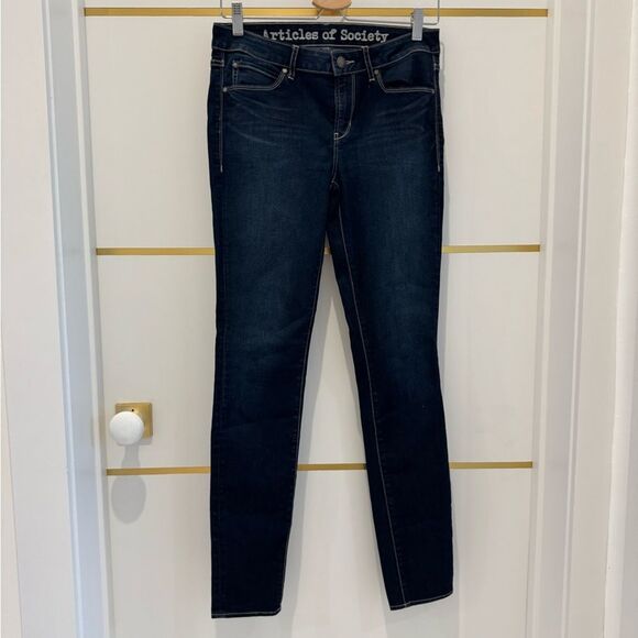 ARTICLES OF SOCIETY dark wash stretch skinny jeans size 28 ADD - Picture 3 of 11